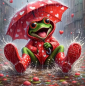 Preview: Diamond Painting HUACAN 5D-Frosch